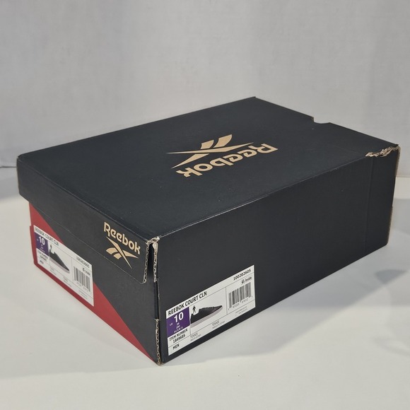 Reebok Court CLN Men's Tennis Shoes/Green-White / Size 10/New With Imperfect Box - Picture 11 of 13